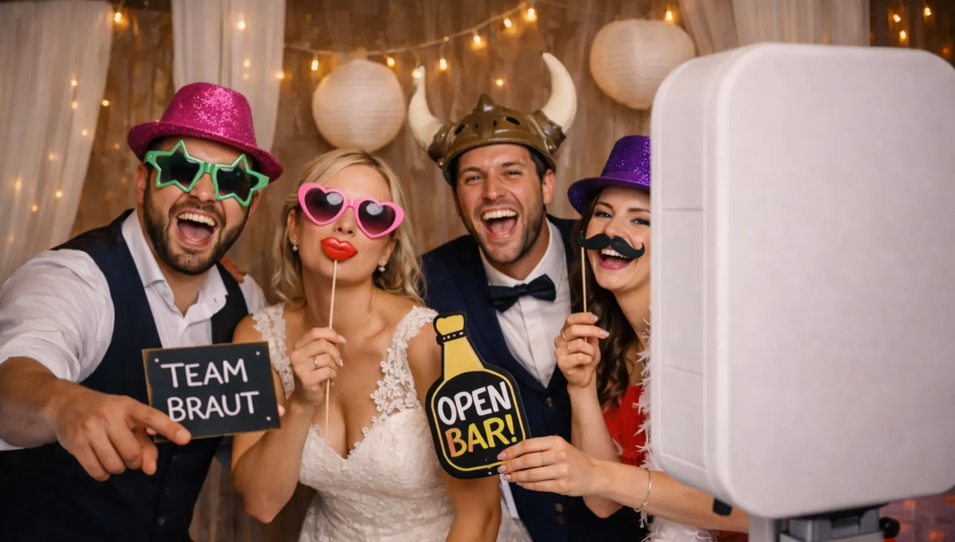 Fotobox für die Hochzeit