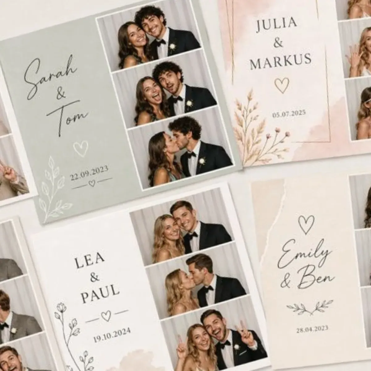 Hochzeitsmotive und Hintergründe auf Ihren Hochzeitsfotos